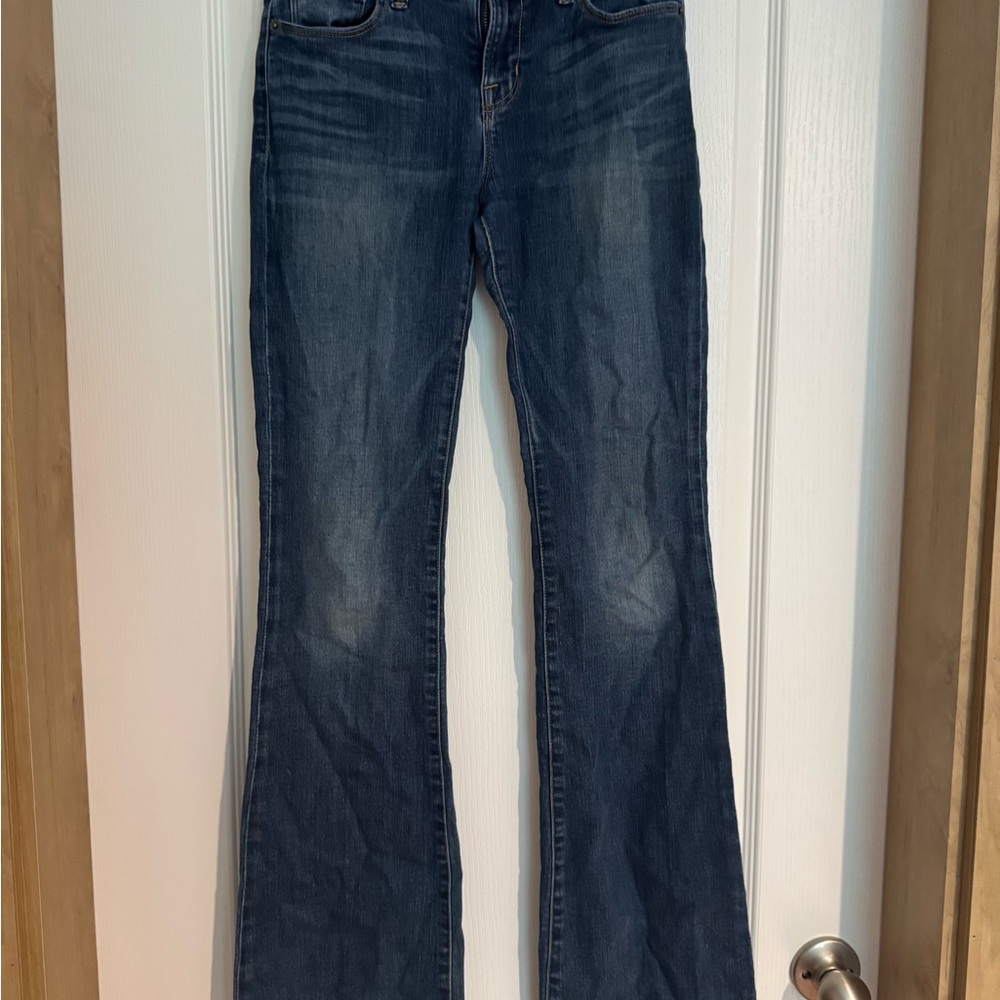 Lucky Brand Blue Flare Wide Leg Jeans